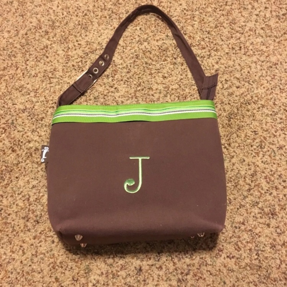 “J” initial bag